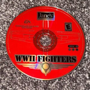 EA Sports Jane’s Combat Simulations WWII Fighters PC Computer Game Vintage Used.